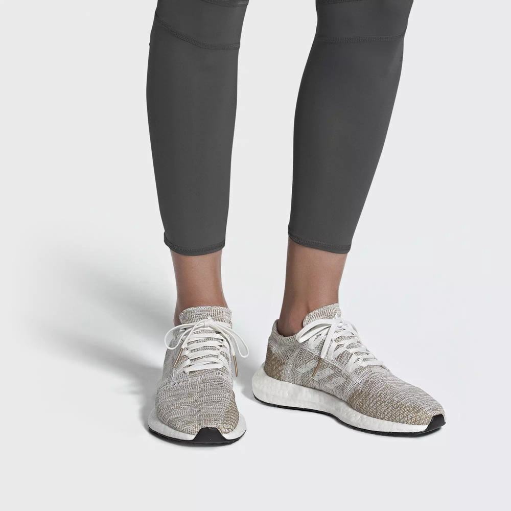 Adidas Pureboost Go Tenis Para Correr Blancos Para Mujer (MX-90845)